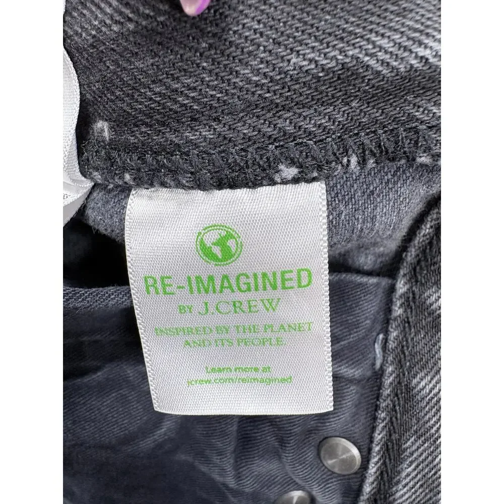 J.Crew 484 Men’s Black Wash Jeans 30x32 Slim Tapered Denim Re-Imagined Cotton